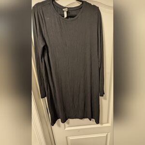 H&M Black Ribbed Dress